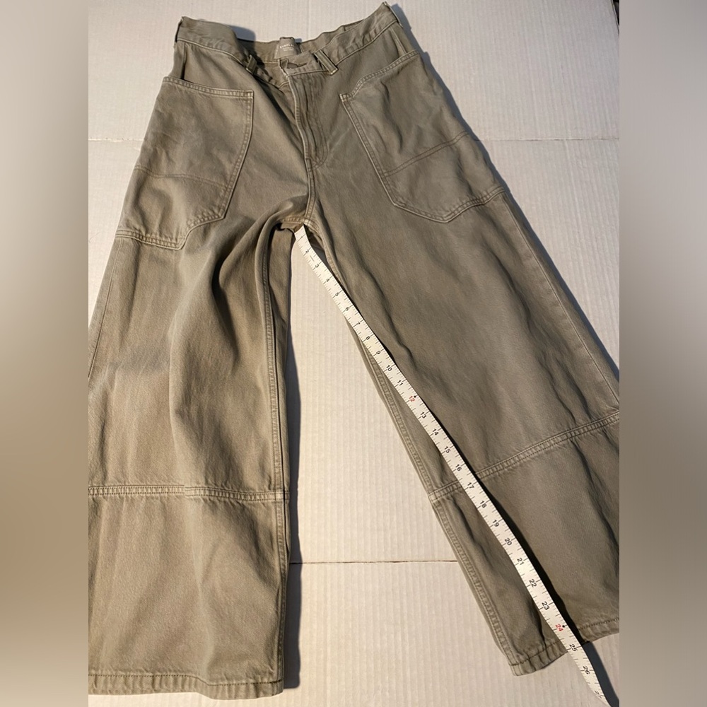 Everlane Gardner Jeans Moss Wide-Leg Pants Size 29 - Picture 9 of 16